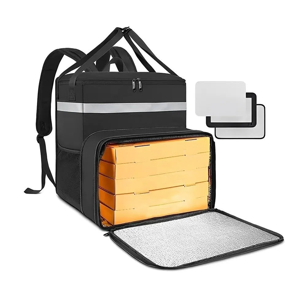 Bolsa Termica Pizza Mochila térmica de 56L, Impermeable, Gruesa, Bolsa térmica for Alimentos, Caja de refrigerador, Mochila for Mantener la Comida Fresca