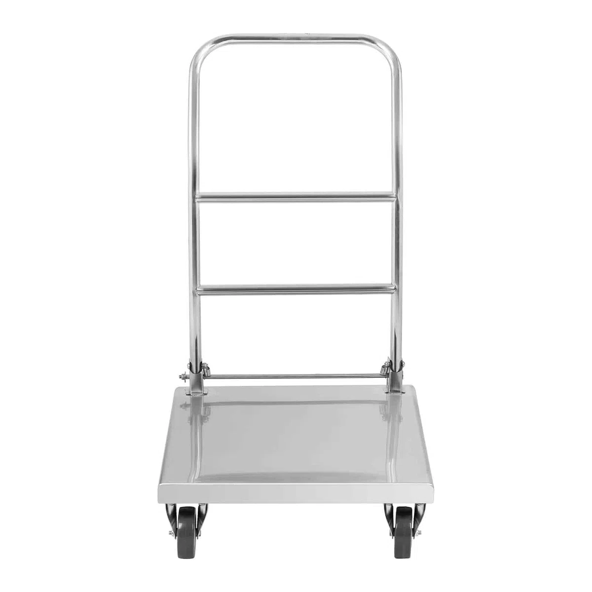 Royal Catering - RCFT 1 - Carrito de Servicio - Mango Plegable - 100% Acero Inoxidable