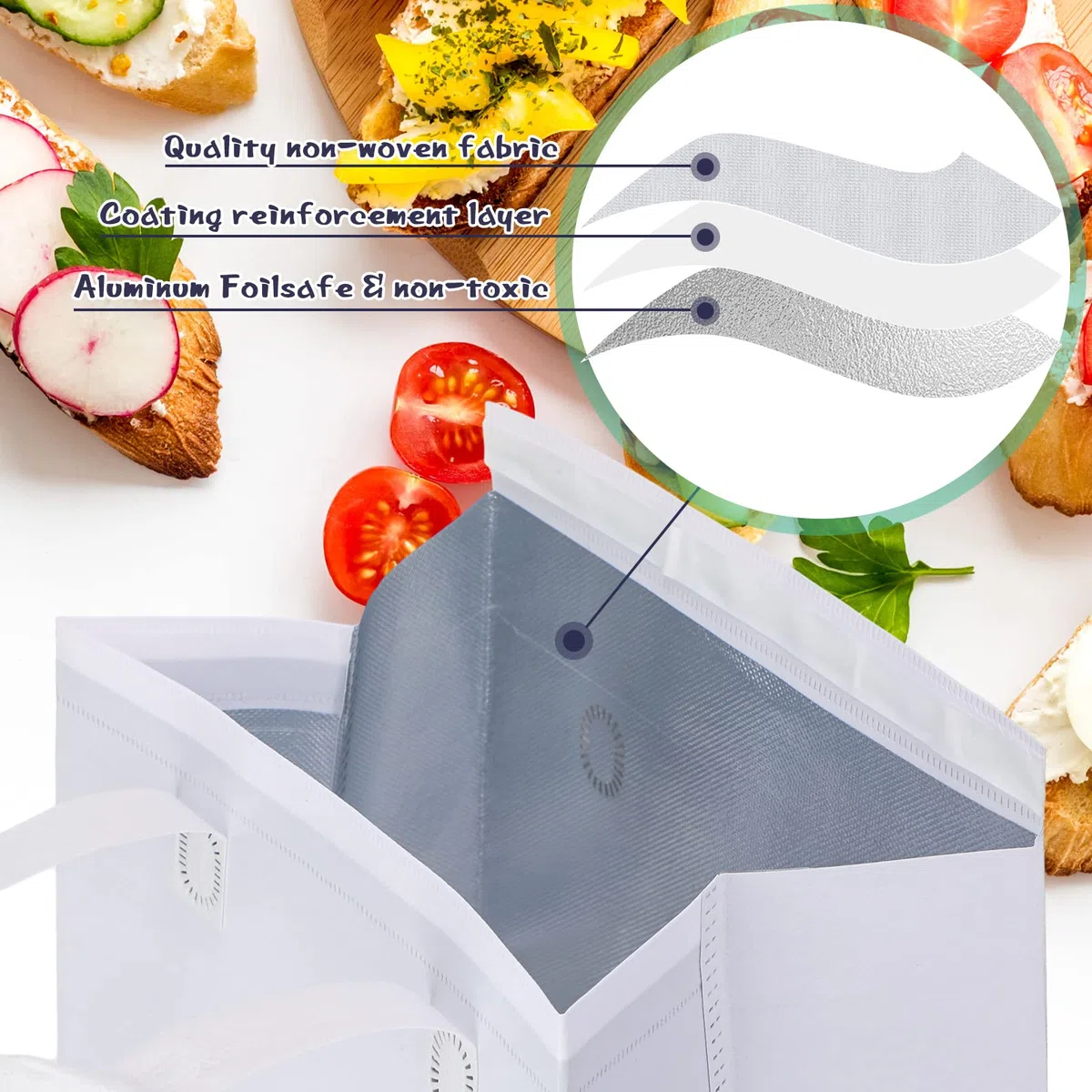 Kacctyen Pizza Delivery Bag