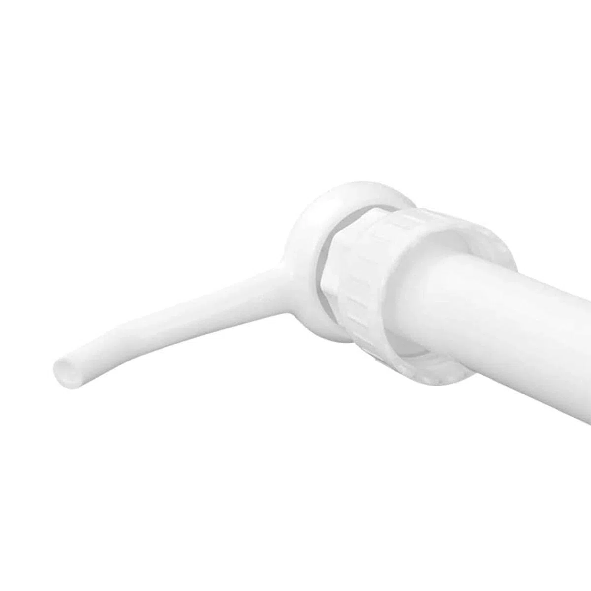 Paquete de dispensadores de bomba de 38 mm para adaptarse a recipientes de 5 litros, dosis de 15 ml, color blanco (2)