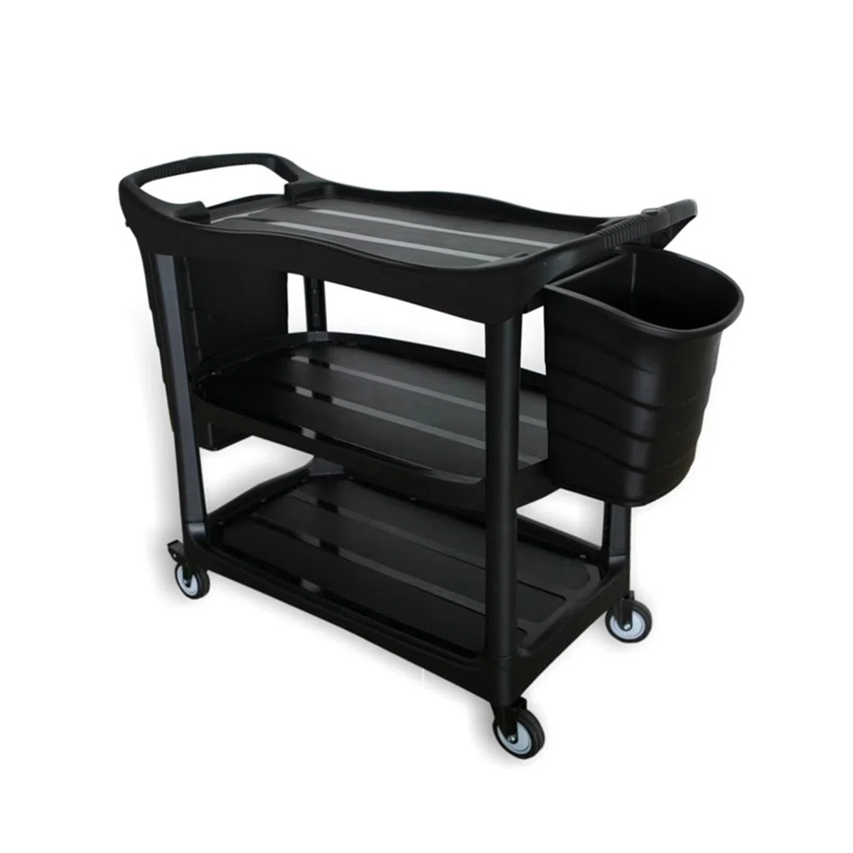 Carro de servicio de comida – Carrito utilitario grueso móvil para restaurantes y hoteles, ideal para ollas calientes y uso en cocina