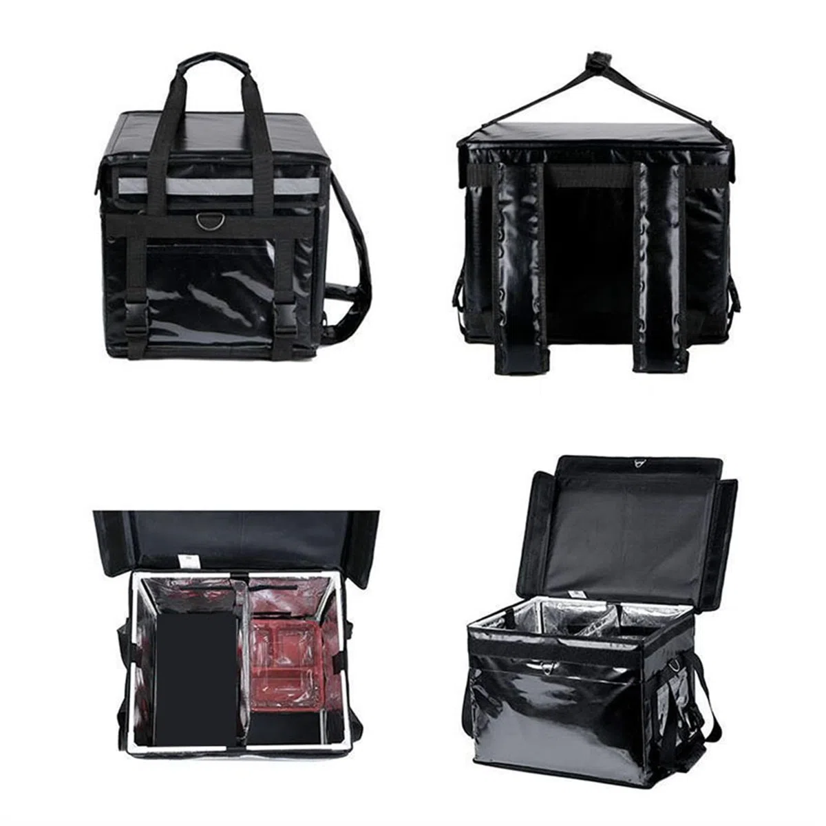 Mochila Delivery,Bolsa Termica Pizzas Mochila Térmica De 62L, Bolsas Entrega, Cabina Refrigeración Aislada, Gabinete Uso Apto para Llevar, Contenedor Alimentos, Caja