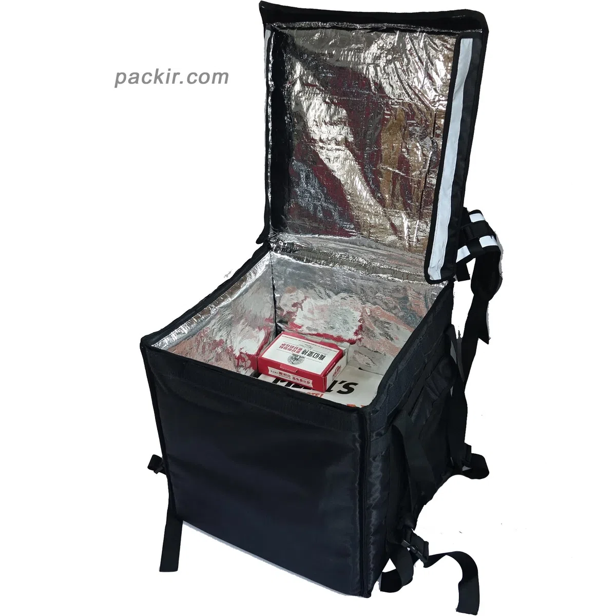 Mochila Delivery，Bolsa para Llevar Pizzas Caja de Entrega de Alimentos para Uso Pesado Grande rígido para Motocicletas, Bolsa de Entrega de Catering, Carga Superior, 18" L X 18 "W X 18" H
