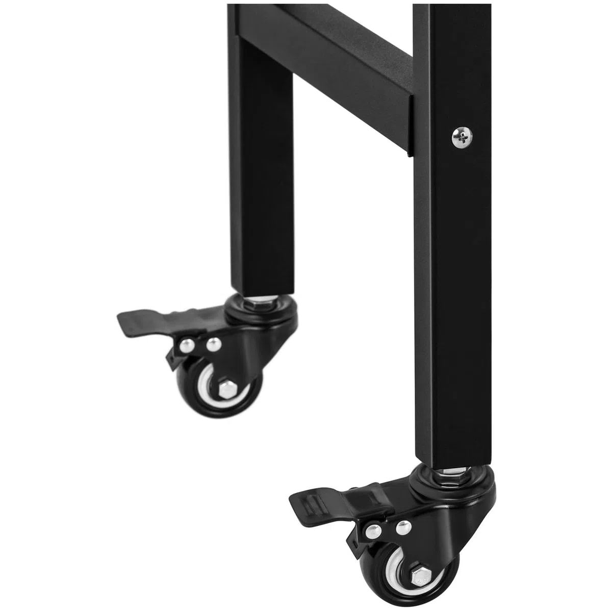 Royal Catering Carrito Para Palomiteras Carro Para Máquina De Palomitas RCPT-BGWG-1 (Con 4 ruedas y 2 frenos, Chapa de acero lacada, Negro y dorado)