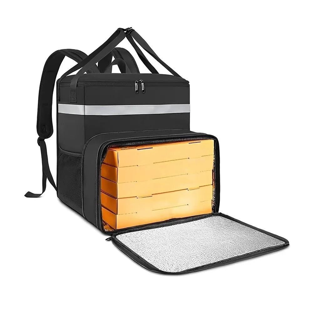 Bolsa Termica Pizza Mochila térmica de 56L, Impermeable, Gruesa, Bolsa térmica for Alimentos, Caja de refrigerador, Mochila for Mantener la Comida Fresca