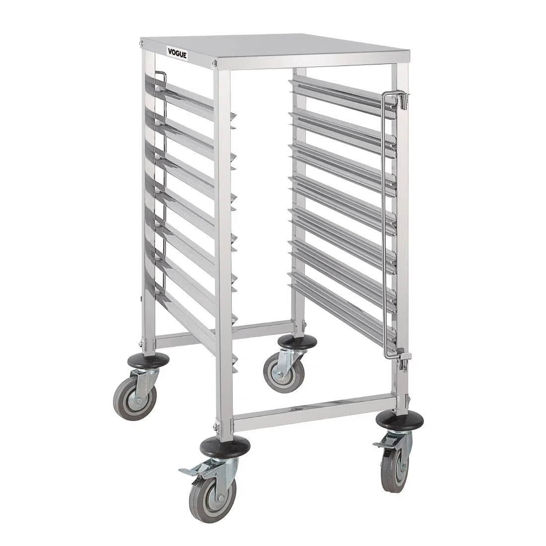 Vogue Gastronorm de acero inoxidable gg498 estantería de carrito, 7 nivel