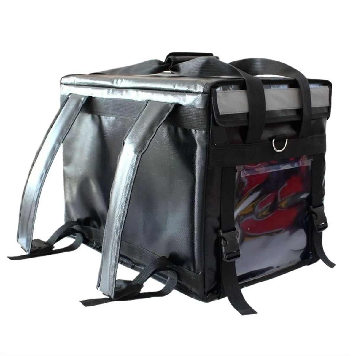 Mochila Delivery,Bolsa Termica Pizzas Mochila Térmica De 62L, Bolsas Entrega, Cabina Refrigeración Aislada, Gabinete Uso Apto para Llevar, Contenedor Alimentos, Caja