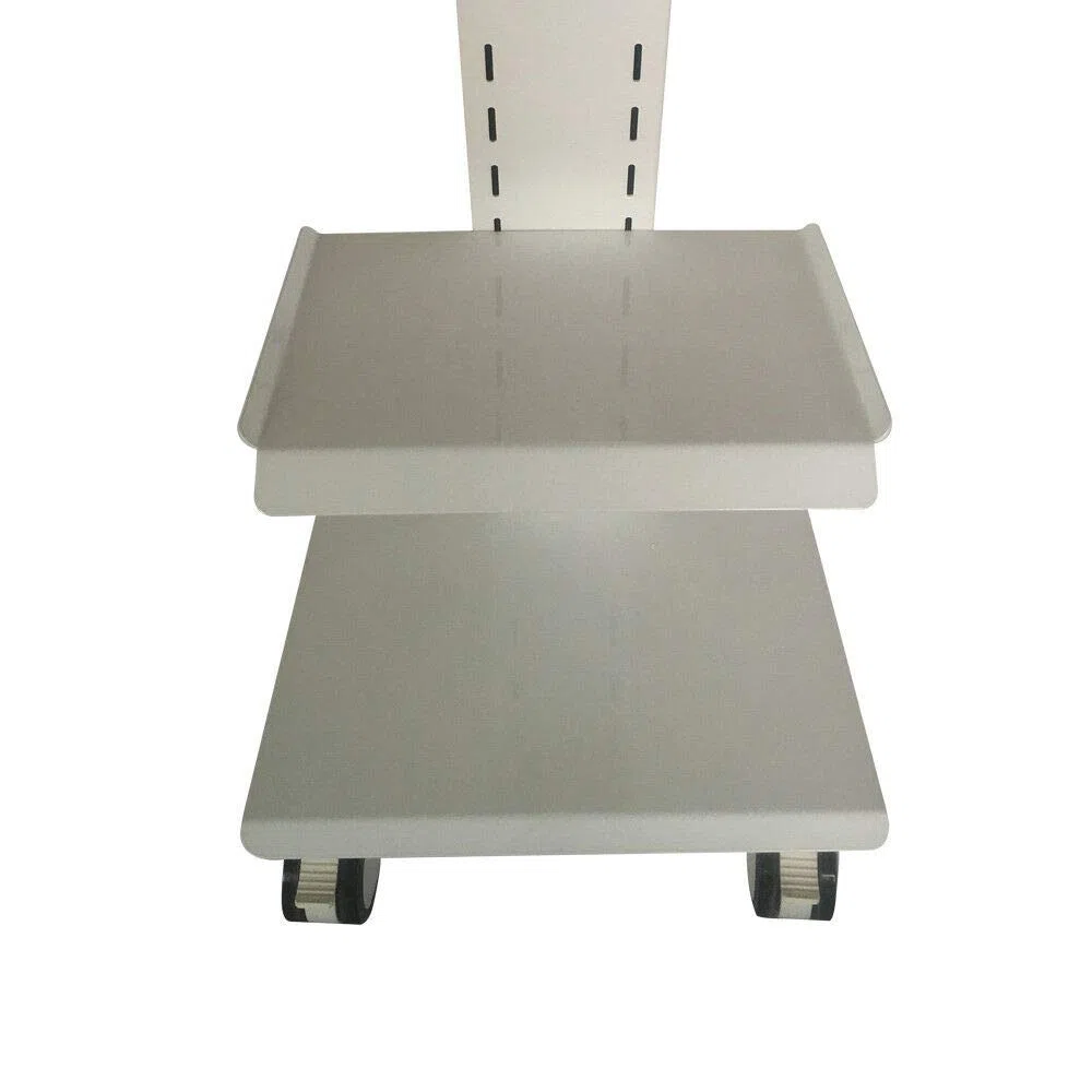 MINUS ONE 3 bandejas Carro de Servicio Blanco Placa de Acero Carro de Laboratorio Carro de Laboratorio Carro portátil Medical Dental Lab Carro Dolly Trolley Medical
