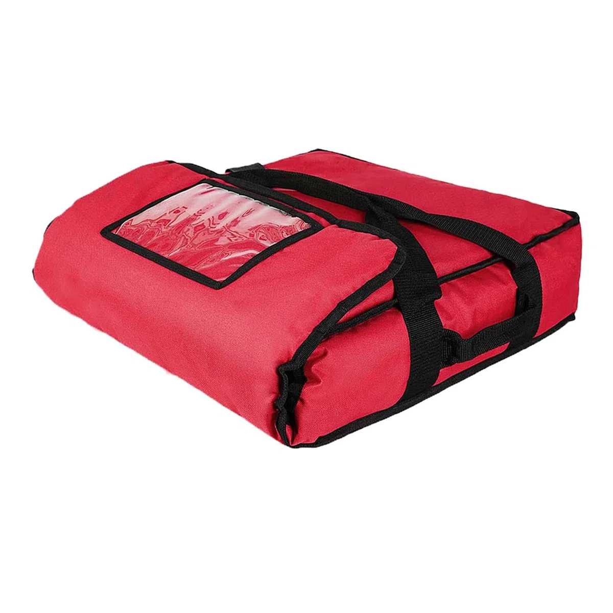 MagiDeal Pizza Develivey Bag Bolsas calentadoras de Pizza Bolsas calentadoras de Pizza Reutilizables Ligeras Estuche de Transporte Bolsas calentadoras de, Rojo 50x50x25cm