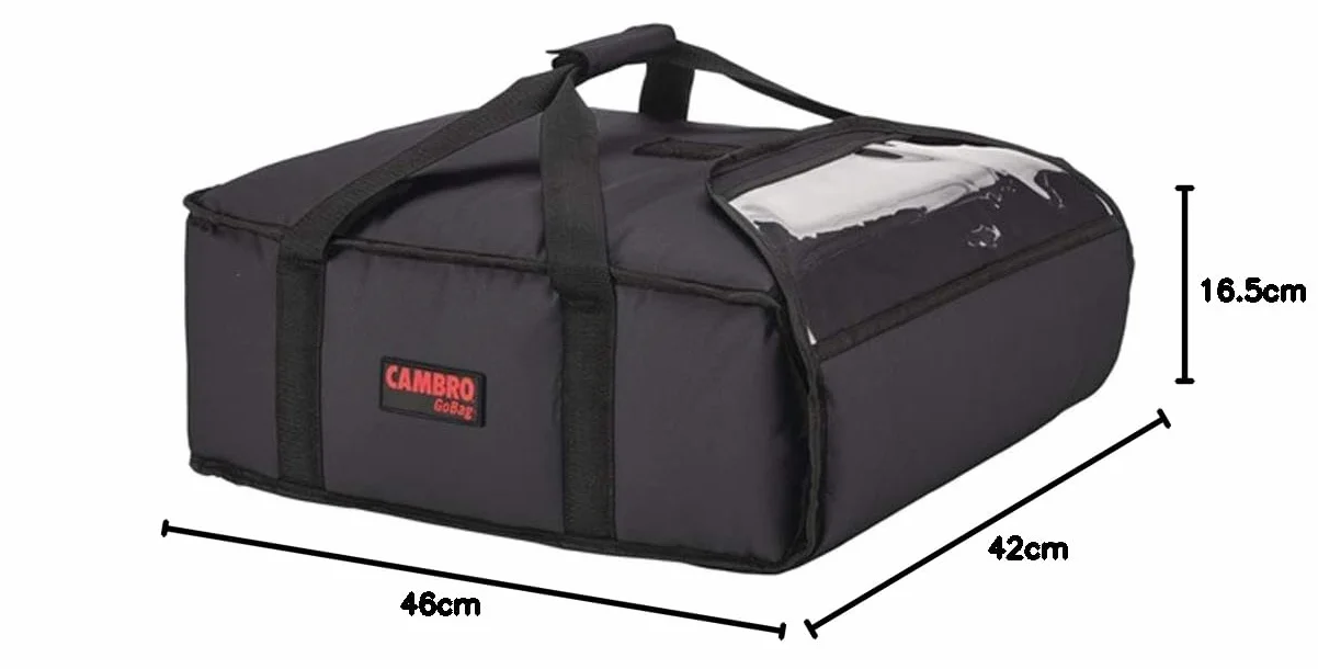 Cambro - Bolsa Isotérmica Para El Transporte de Pizzas - 42X46X16,5 Cm