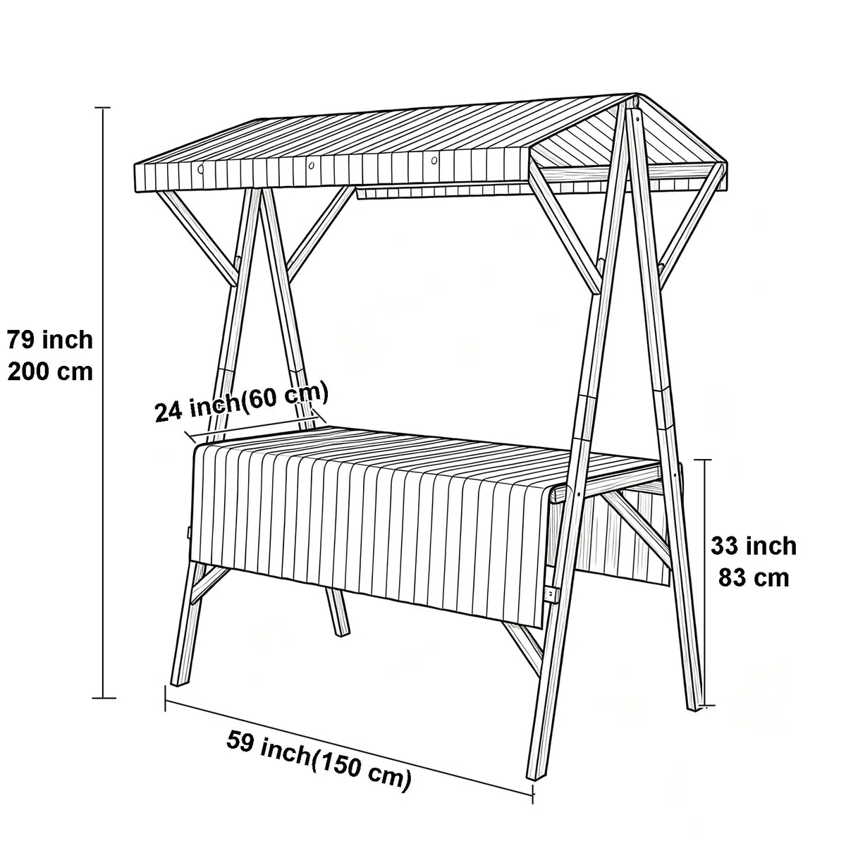Stand for Feria Plegable Madera for Promociones, Carrito de Venta Ambulante for Exteriores, Expositor Portátil for Ferias de Artesanía y Eventos Al Aire Libre(Orange,59x24x79in/150x60x200cm)